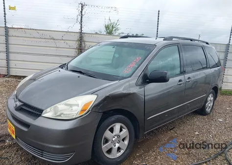 2005 Toyota Sienna Le из США, поврежденный, VIN 5TDZA23C55S221250
